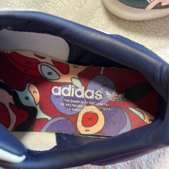 adidas Women's Athletic Shoes - White, Pink, Blue - Picture 9 of 10